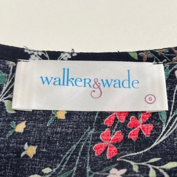 Walker & Wade Alana Maxi Dress in Black Floral Boho Retro Resortwear Travel Sm - Picture 8 of 9